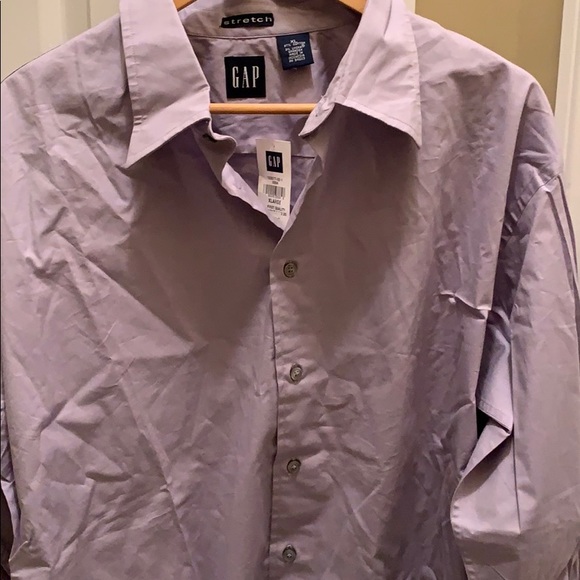 Button down lavender collar shirt XL NWT - Picture 1 of 2